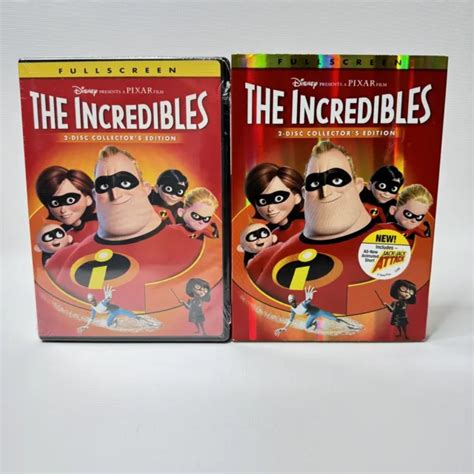 The Incredibles Dvd 2 Disc Set Collectors Edition With Slipcase