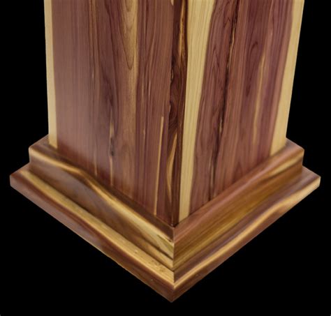 Exclusive Economy Series Aromatic Cedar Floor Standing Taxidermy Pedestal