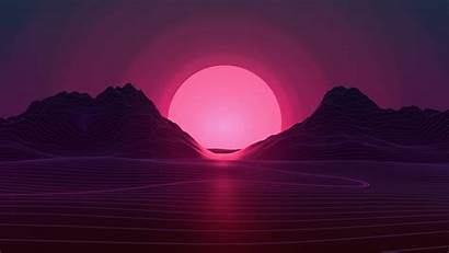 4k Neon Wallpapers Cool Backgrounds Sunset