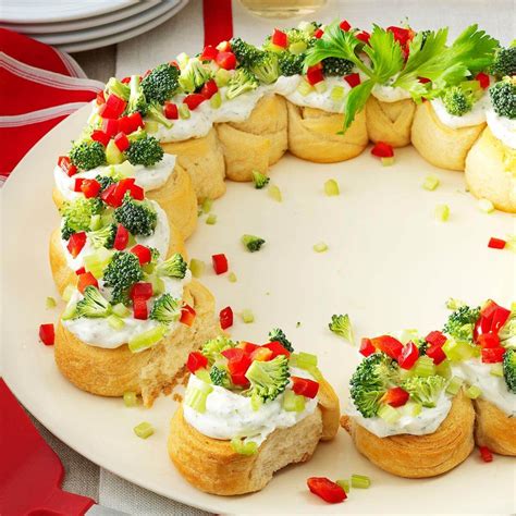 Appetizer Wreath Recipe Taste Of Home