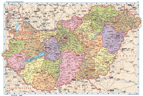 Nagy magyarország közigazgatási térkép (kép). Magyarország közigazgatási térképe | Körinfo