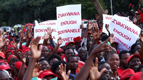 Zimbabwe Protest Thousands Call For End To Mugabe Rule News Al Jazeera