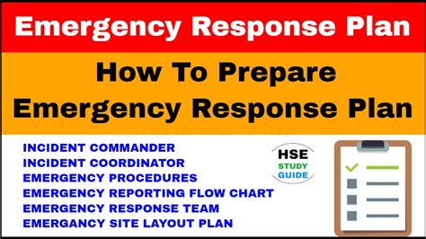 Emergency Response Plan Erp How To Prepare Emergency Response Plan