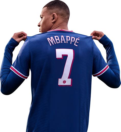 Kylian Mbappé Fifa 22 Cover Star Paris Saint Germain Football Render