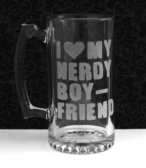 Nerdy Boyfriend Beer Mug By Theletteru On Etsy Mugs Geek Stuff Beer Mug