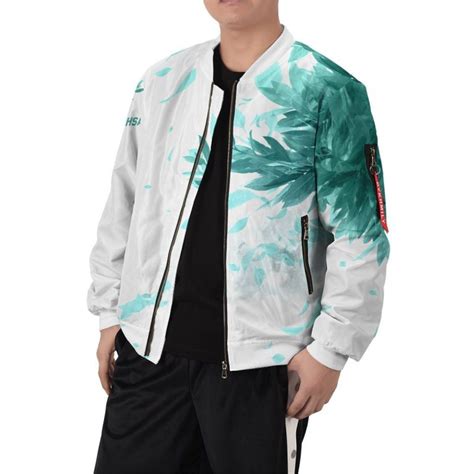 Haikyuu Jackets Anime Aoba Johsai Green Leaf Bomber Jacket Anime Jacket