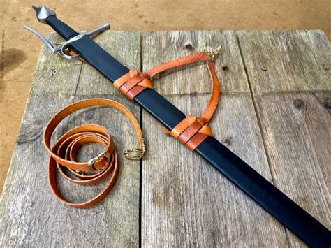 17thc Sword Hanger Harness And Scabbard Tods Workshop