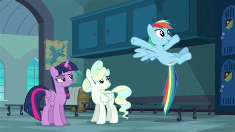 Safe Screencap Rainbow Dash Twilight Sparkle Vapor Trail Alicorn Pony Top Bolt
