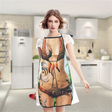 Avatar Wild Beauty Printed Funny Apron Sexy Kitchen Cooking Home Bbq Apron Party T In Aprons