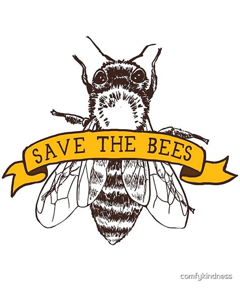 Save The Bees By Comfykindness Redbubble