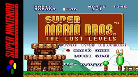 Longplay Snes Super Mario All Stars Super Mario Bros The Lost