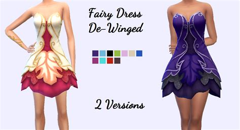 Fairy Dress De Wingedthis Is My Mesh Edit Of The Fairy Dress From The