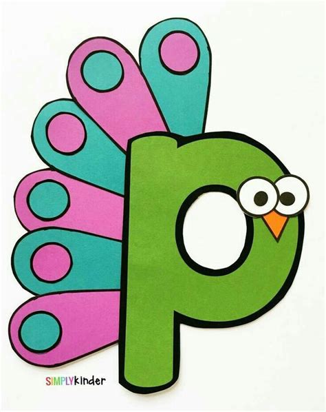 Letter P Printable Craft Printable Cards