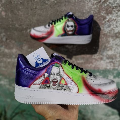 Custom Sneakers Nike Air Force 1 Joker Etsy