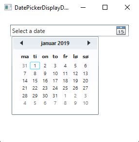 The Datepicker Control The Complete Wpf Tutorial