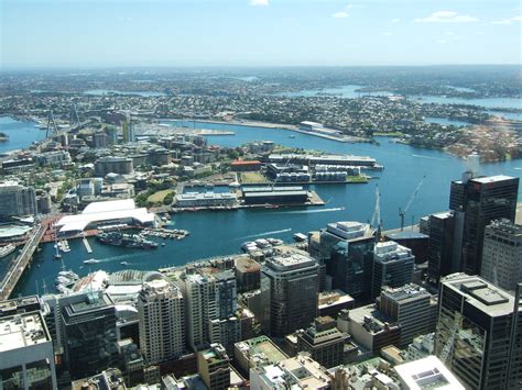 Sydney Waterfront From The Sydney Tv Tower Ben Sutherland Flickr