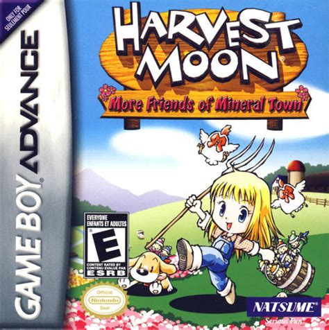 Harvest Moon More Friends Of Mineral Town Gba Game Boy Advance