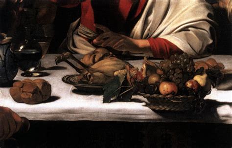 Filemichelangelo Merisi Da Caravaggio Supper At Emmaus Detail