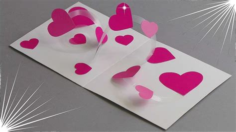 Diy Spiral Heart Pop Up Card Tutorial Card Making Ideas Pop Up