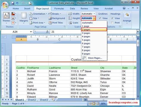 Microsoft Excel Tutorial Page Layout Tab In Ms Excel It Online Training