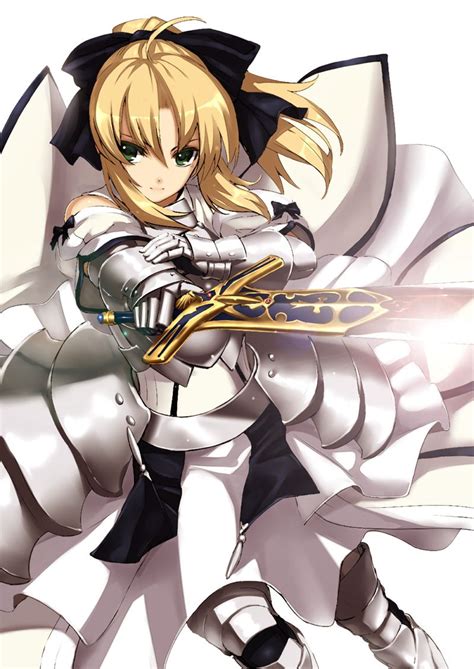 Saber Lily Arturia Pendragon Fight The Good Fight Type Moon Fate