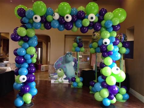 Balloon Decor Of Central California Home Monster University Birthday