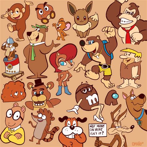 Brown Characters By Domesticmaid On Deviantart