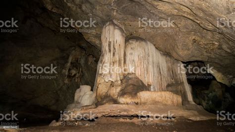 White Stalagmite Stock Photo Download Image Now Awe Cave