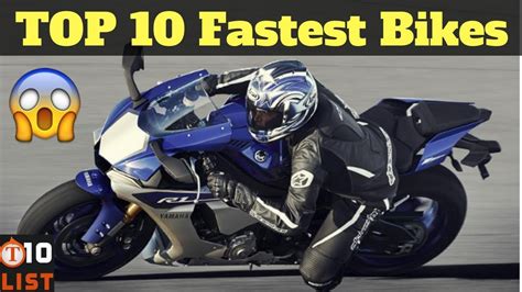 Top 10 Fastest Bikes In The World Youtube