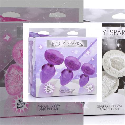 Booty Sparks Glitter Gem Acrylic Training Plug Set By Xr Brands The Resource By Molly