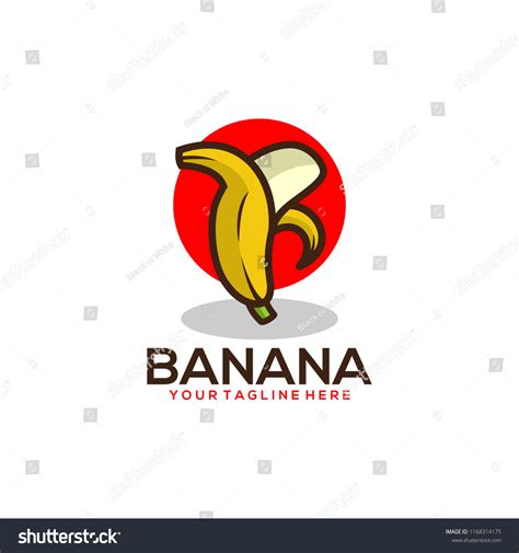 Banana Logo Design Stock Vector Royalty Free 1168314175 Shutterstock