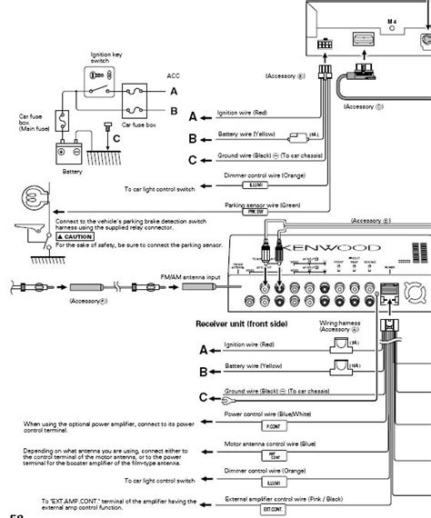 Connect the control cable to the control connector. Kdc Mp208 Wiring Diagram