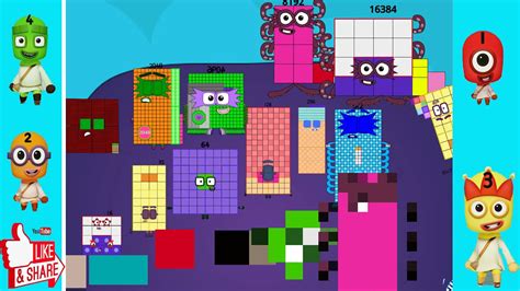 2021 New Numberblocks 89doubles Band To 32768 Fixed But Numberbits
