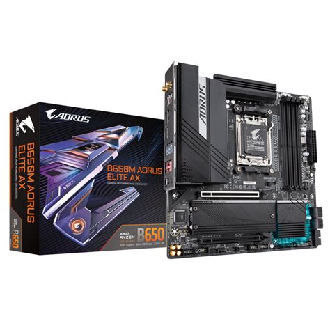 Gigabyte B M Aorus Elite Ax Motherboard For Amd Am Cpu