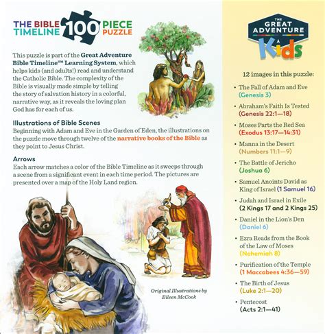 Great Adventure Storybook The Bible Timeline Puzzle