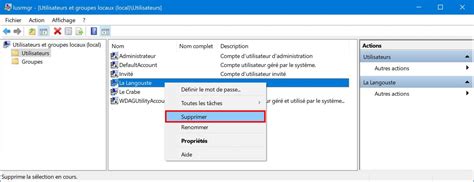 Windows 10 supprimer un compte utilisateur 6 méthodes Le Crabe Info