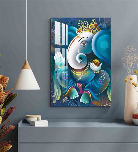 Buy Vignharta Ganesh Acrylic Spiritual Art Prints By The Next Decor