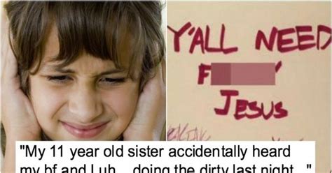 11 Year Old Busts Her Older Sister For Having Sex In The Most Hilarious
