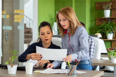 Manager Talks With Employee Stock Photos Motion Array