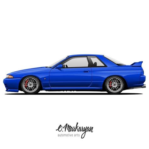 Side view, back view, front view. Pin by Nicolas on Car design | Nissan skyline, Nissan ...