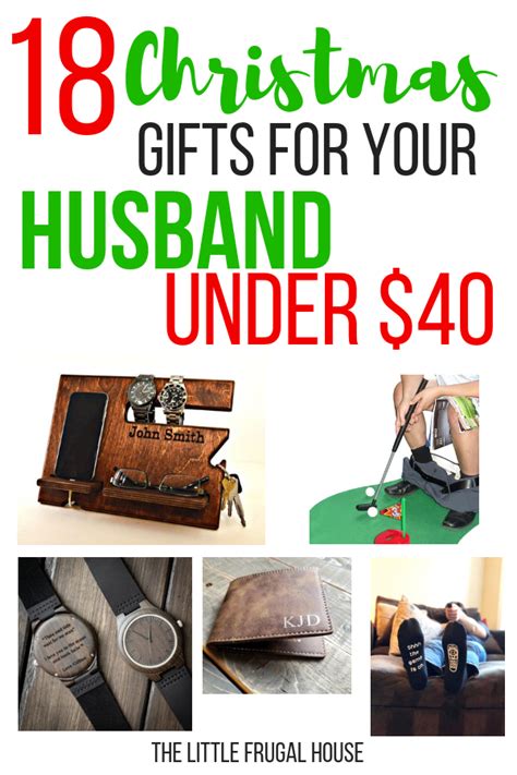 If they want to be aloof, that just means you'll need to put in a little extra time and thought to finding the perfect gift for your husband that will make him wonder at how you read his mind so well. 18 Christmas Gifts for Your Husband Under $40 - The Little ...