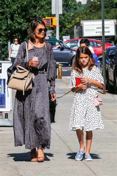 katie holmes and daughter suri cruise take a walk after breakfast in soho new york city 300818 7