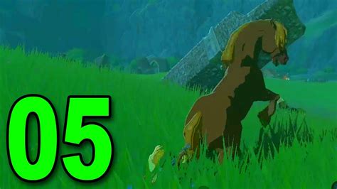 Zelda Breath Of The Wild Part 5 How To Tame A Horse Youtube