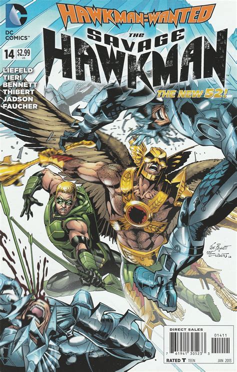 The Savage Hawkman 14 Dc Comics The New 52 Hawkman Comics Dc Comics