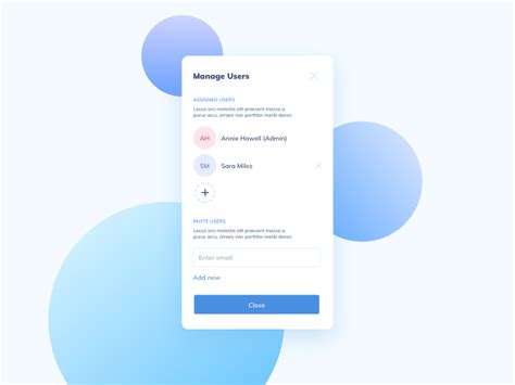 Manage Users Ui Design By Ildiko Gaspar On Dribbble