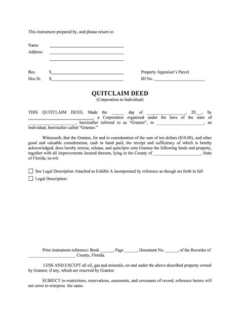 Quitclaim Deed Deeds Com Real Estate Deeds Form Fill Out And Sign