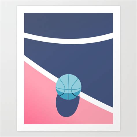 Basketball Court Art Print Art Prints Artwork Prints Prints