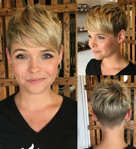 these female short hairstyle can also be sexy simple and fashionable ！ comfortable life
