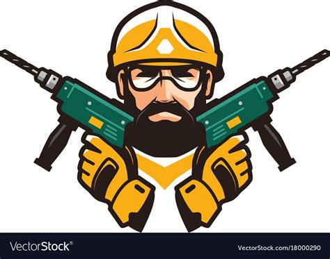 Construction Work Repair Concept Builder With Vector Image Vector