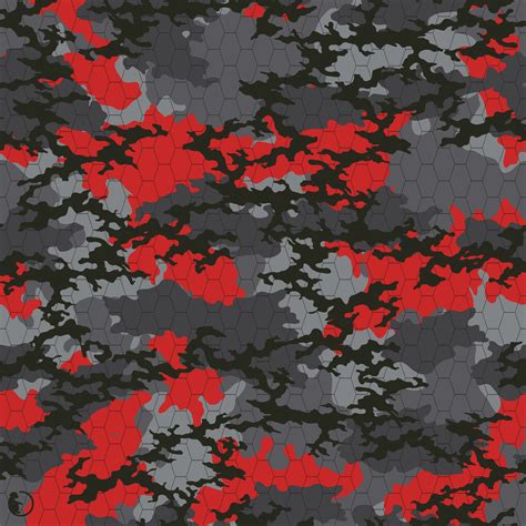 Red Camouflage Wallpaper